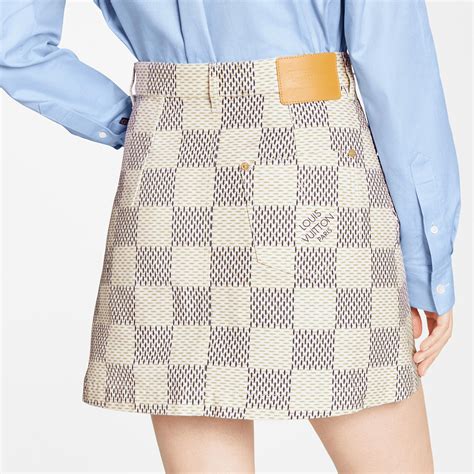 LV compact knit mini skirt